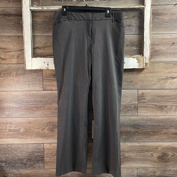 NWT GEORGE Women’s Classic Straight Leg Stretch Millennium Pant Sz 16P Char Gray - Picture 2 of 8